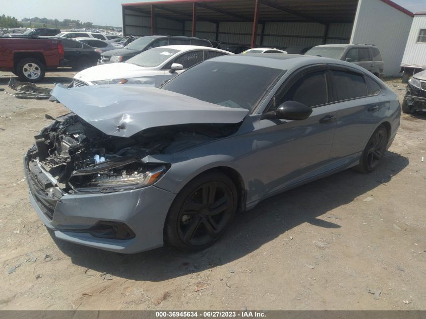 2021 HONDA ACCORD SEDAN SPORT - 1HGCV2F35MA022248