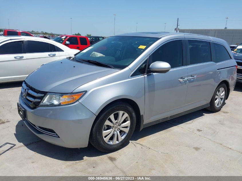 2016 HONDA ODYSSEY EX-L - 5FNRL5H67GB118126