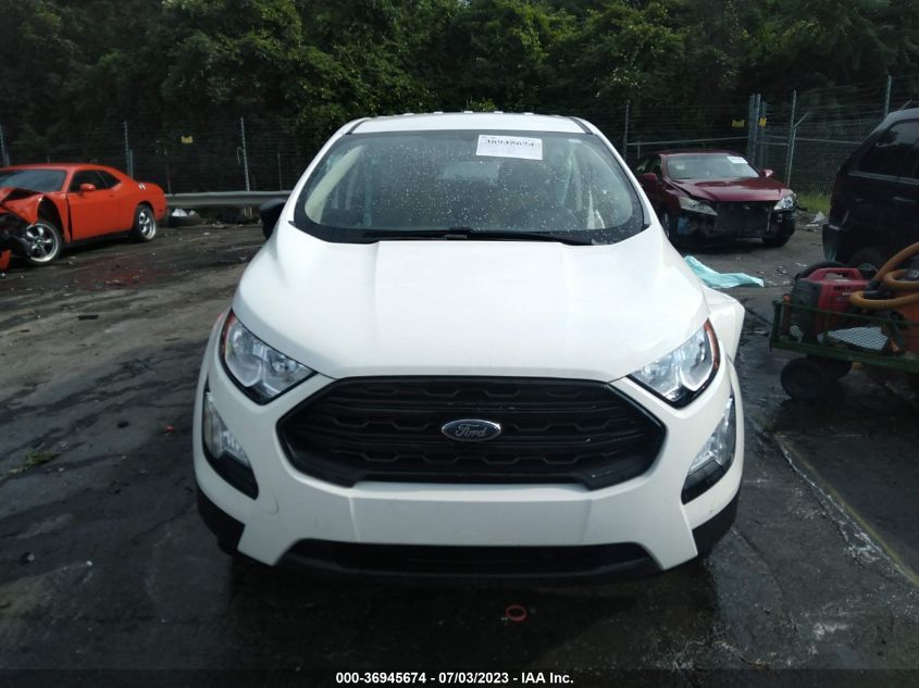 2021 FORD ECOSPORT S - MAJ3S2FE0MC398794