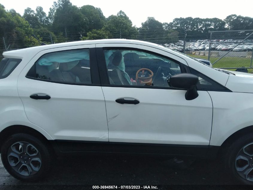 2021 FORD ECOSPORT S - MAJ3S2FE0MC398794