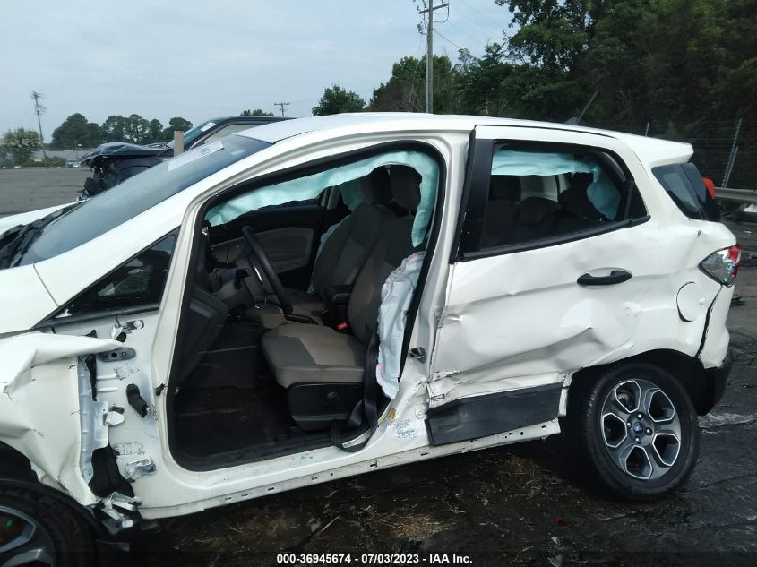 2021 FORD ECOSPORT S - MAJ3S2FE0MC398794
