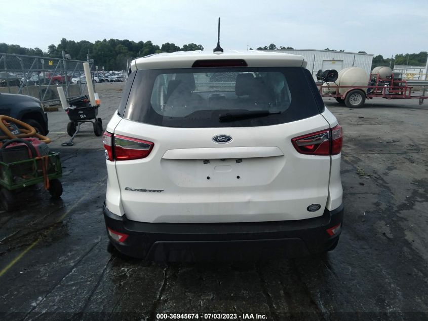 2021 FORD ECOSPORT S - MAJ3S2FE0MC398794