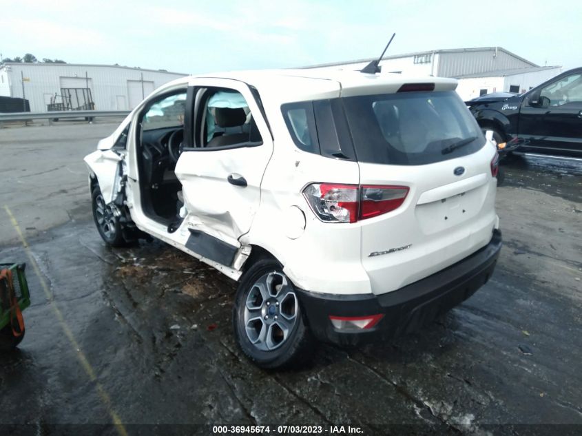 2021 FORD ECOSPORT S - MAJ3S2FE0MC398794