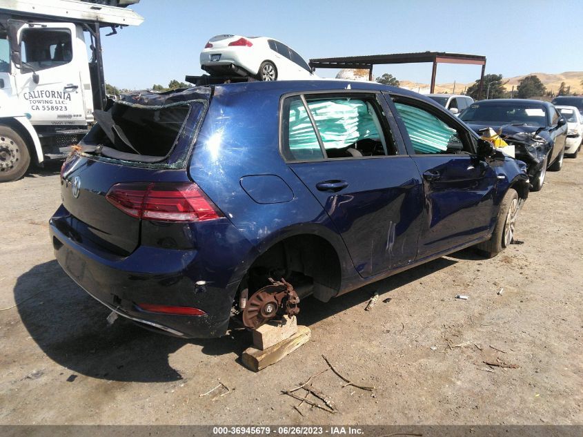 2019 VOLKSWAGEN E-GOLF SE - WVWKR7AU4KW902868