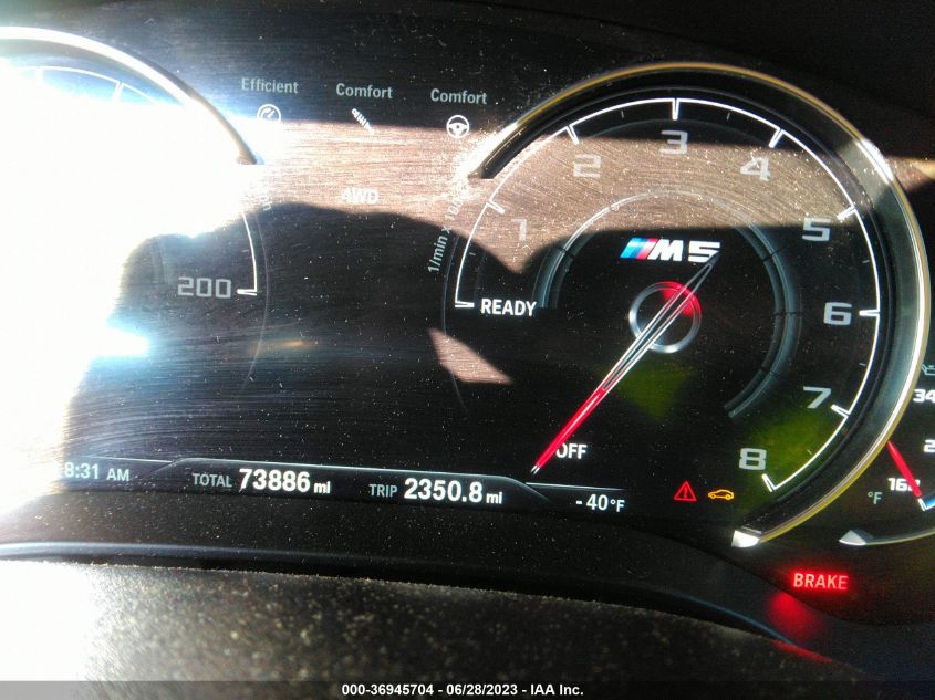 2018 BMW M5 - WBSJF0C55JB284055