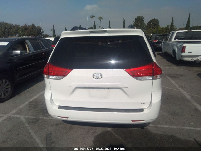 2013 TOYOTA SIENNA LE - 5TDKK3DC5DS323620