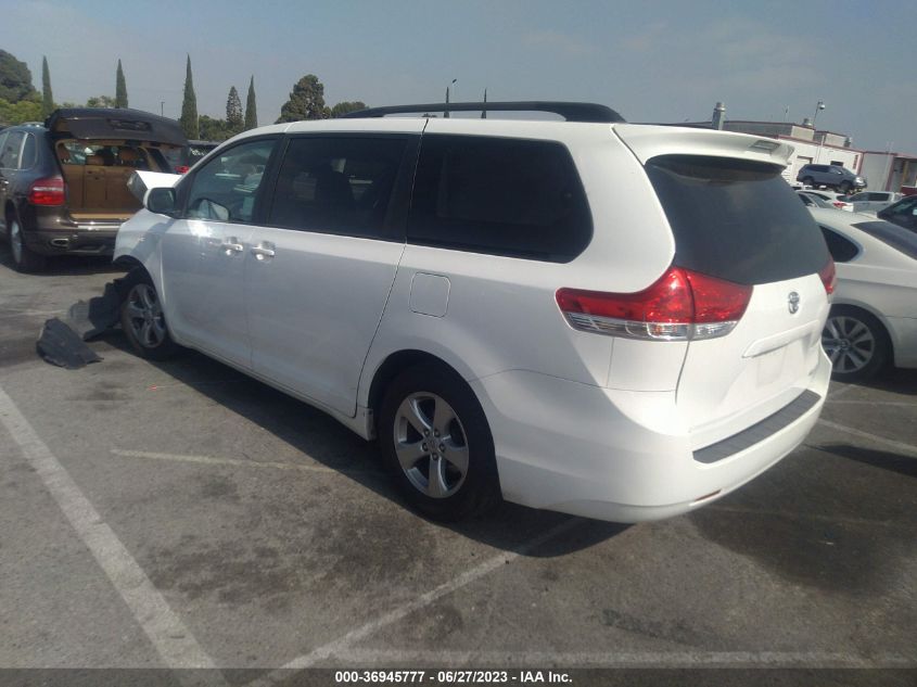 2013 TOYOTA SIENNA LE - 5TDKK3DC5DS323620