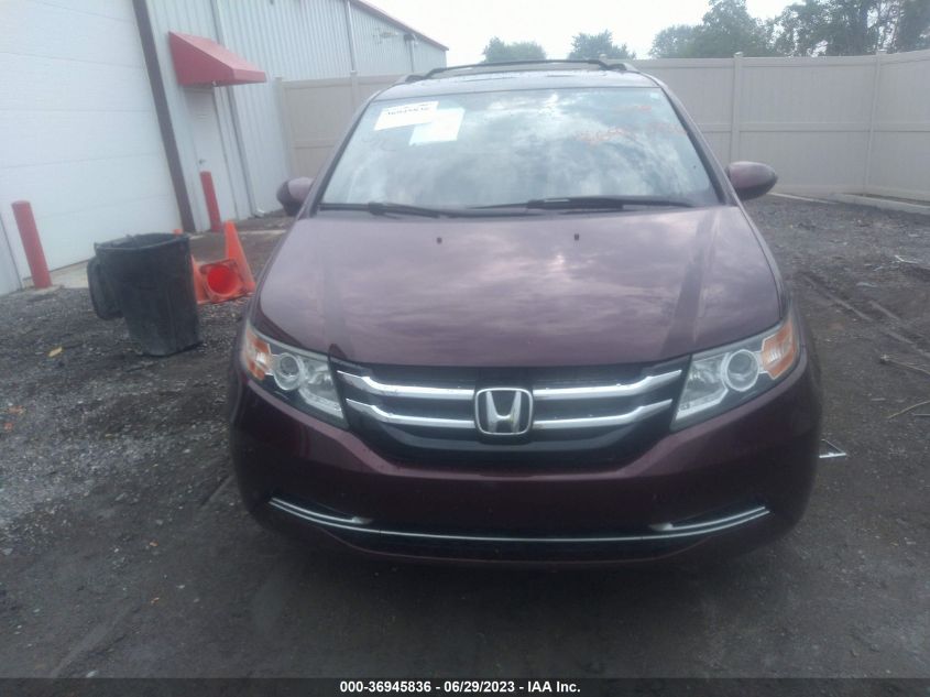 2014 HONDA ODYSSEY EX-L - 5FNRL5H6XEB077942