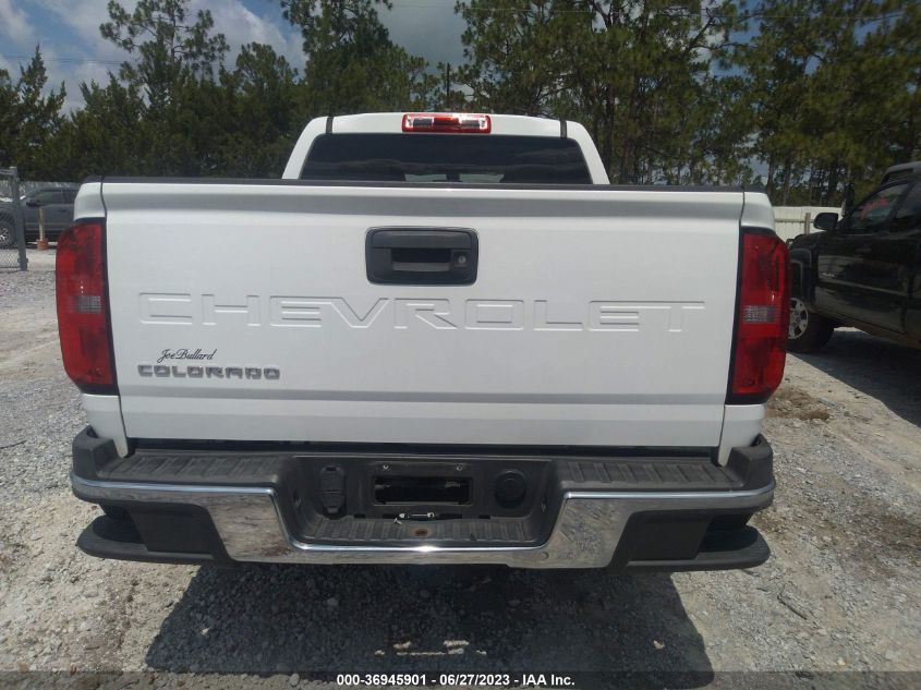 2021 CHEVROLET COLORADO 2WD WORK TRUCK - 1GCGSBEA9M1113225