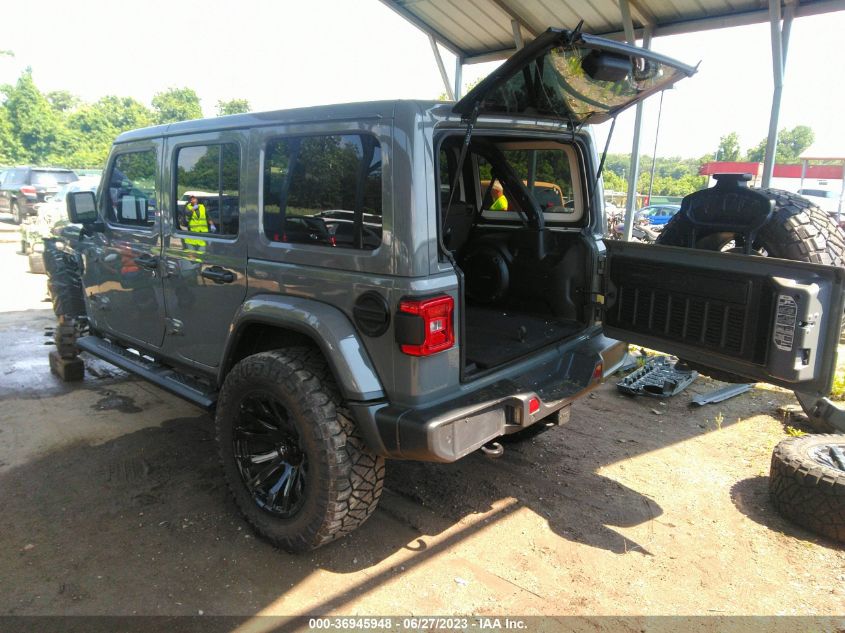 2020 JEEP WRANGLER UNLIMITED SAHARA ALTITUDE - 1C4HJXEG7LW347499