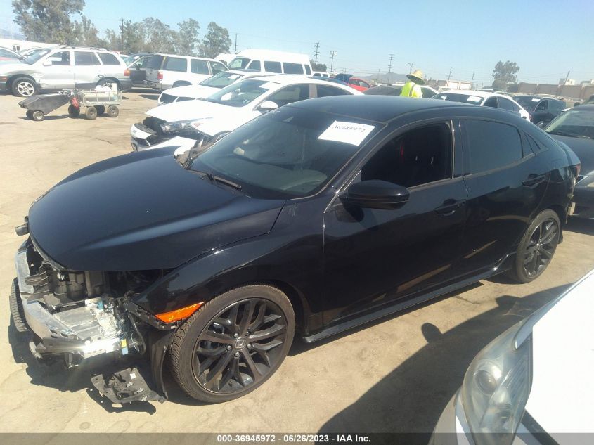 2021 HONDA CIVIC HATCHBACK SPORT - SHHFK7H40MU410579