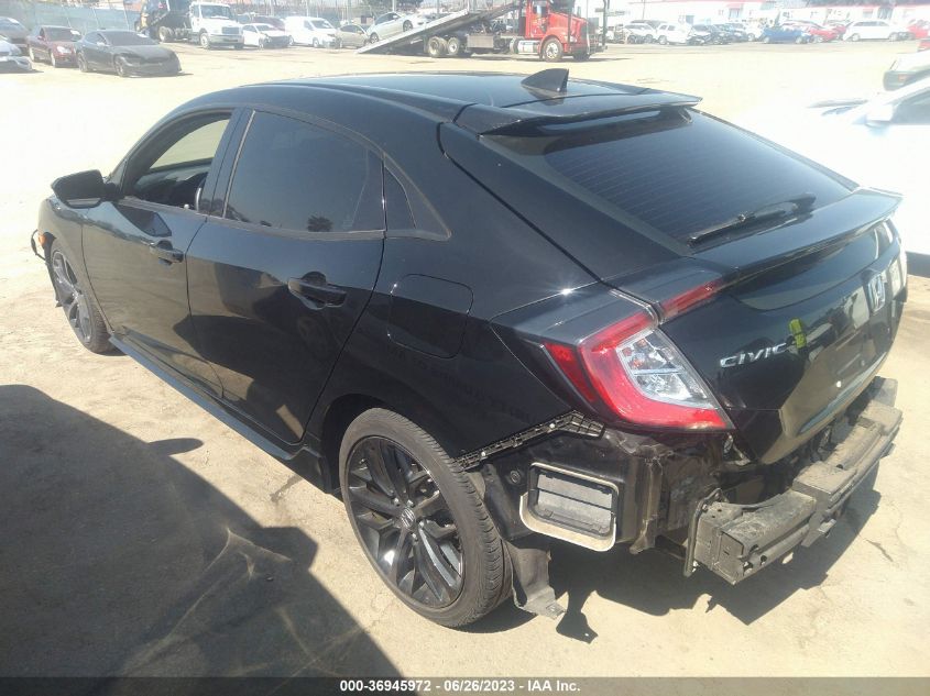 2021 HONDA CIVIC HATCHBACK SPORT - SHHFK7H40MU410579