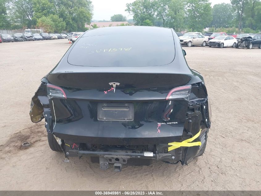 2021 TESLA MODEL Y LONG RANGE - 5YJYGDEE2MF233430