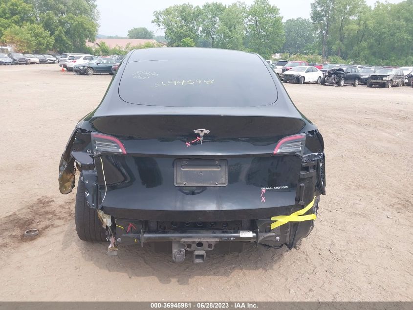 2021 TESLA MODEL Y LONG RANGE - 5YJYGDEE2MF233430