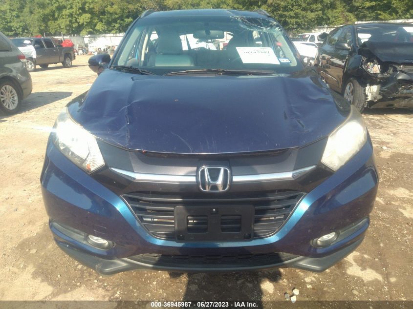 2016 HONDA HR-V EX-L W/NAVI - 3CZRU5H7XGM713838