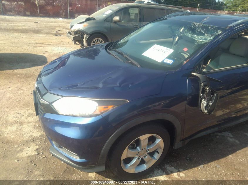 2016 HONDA HR-V EX-L W/NAVI - 3CZRU5H7XGM713838