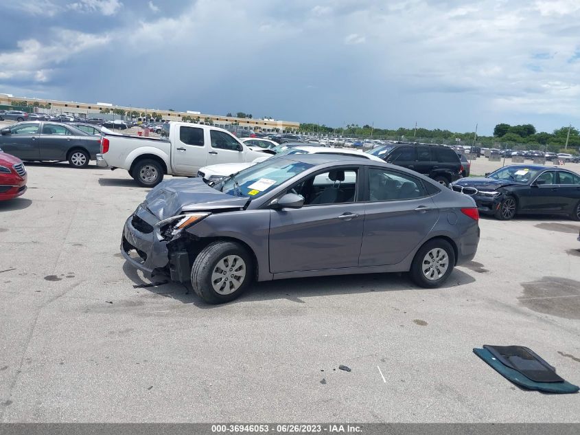 2016 HYUNDAI ACCENT SE - KMHCT4AE2GU043422