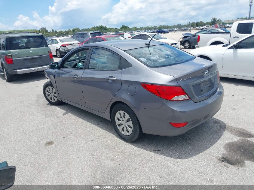2016 HYUNDAI ACCENT SE - KMHCT4AE2GU043422