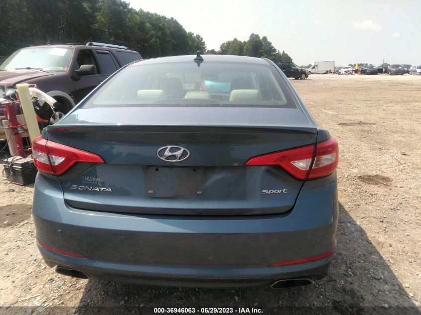 2015 HYUNDAI SONATA 2.4L SPORT - 5NPE34AF0FH047533