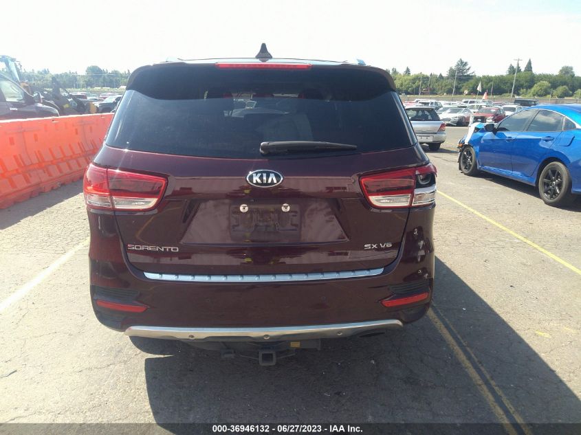 2018 KIA SORENTO SX V6 - 5XYPKDA56JG384579