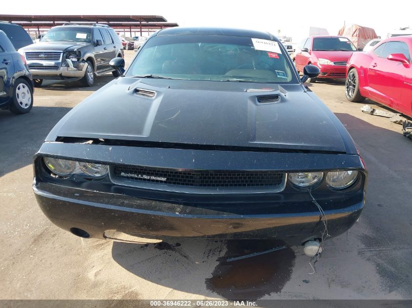 2013 DODGE CHALLENGER SXT PLUS - 2C3CDYAG6DH536663