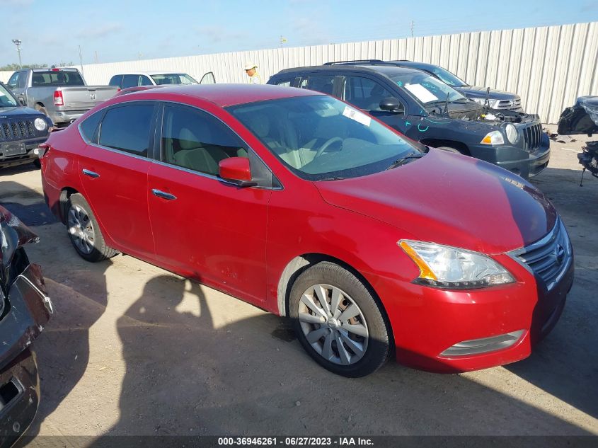 2013 NISSAN SENTRA S - 3N1AB7AP4DL663599