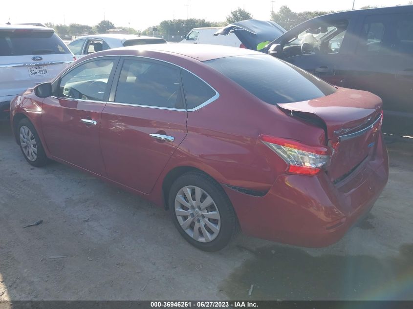 2013 NISSAN SENTRA S - 3N1AB7AP4DL663599