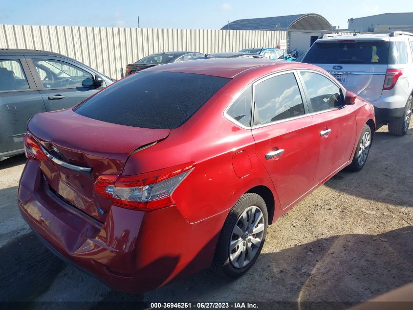2013 NISSAN SENTRA S - 3N1AB7AP4DL663599