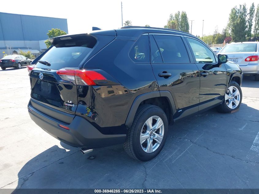 2021 TOYOTA RAV4 HYBRID LE - JTMM6RFV0MD013093