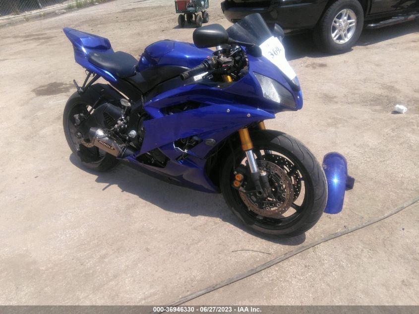 2007 YAMAHA YZFR6 L - JYARJ12E27A017174