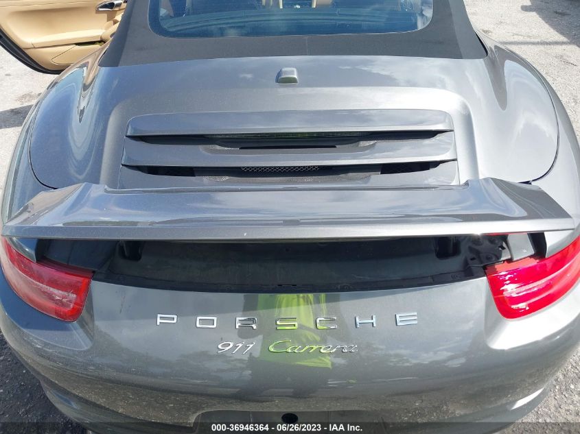 2013 PORSCHE 911 CARRERA - WP0CA2A90DS140918