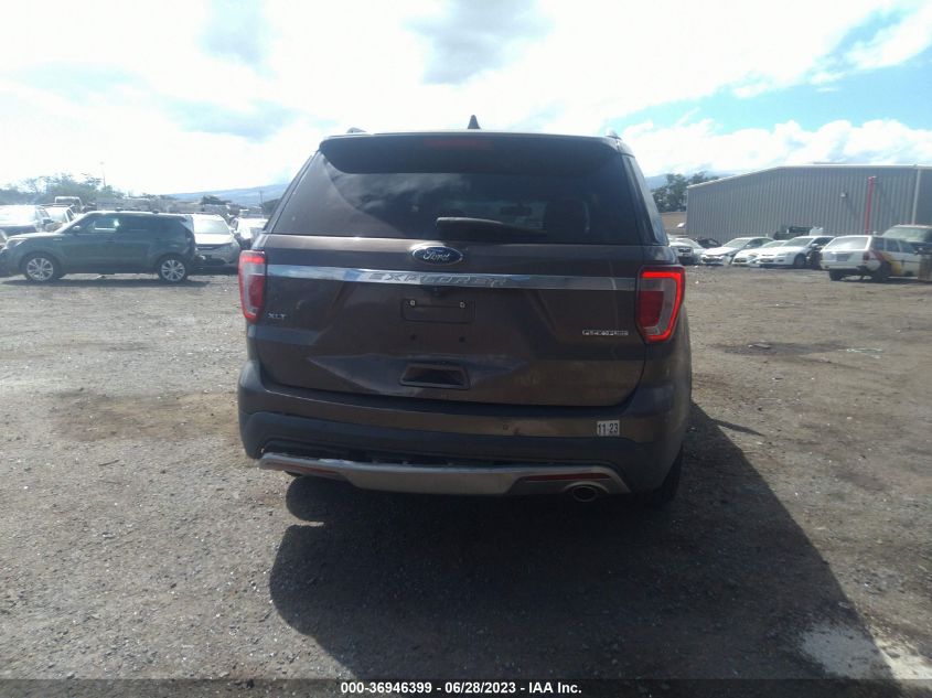 2016 FORD EXPLORER XLT - 1FM5K7D87GGA52134