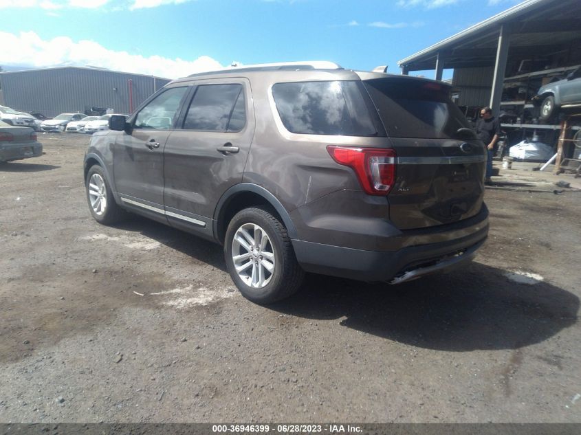 2016 FORD EXPLORER XLT - 1FM5K7D87GGA52134