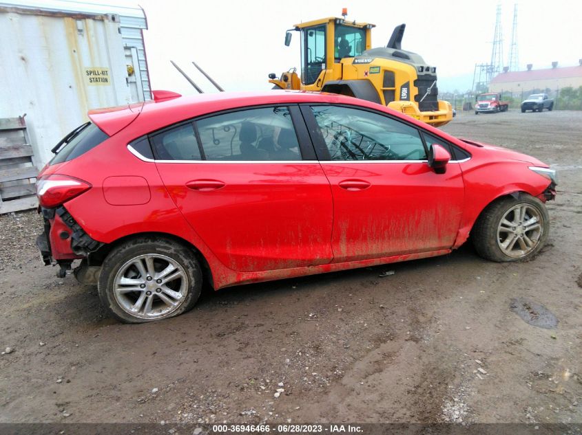 2017 CHEVROLET CRUZE LT - 3G1BE6SM0HS519219