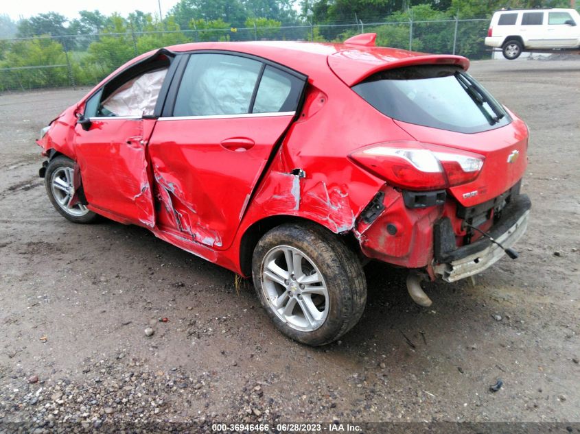 2017 CHEVROLET CRUZE LT - 3G1BE6SM0HS519219