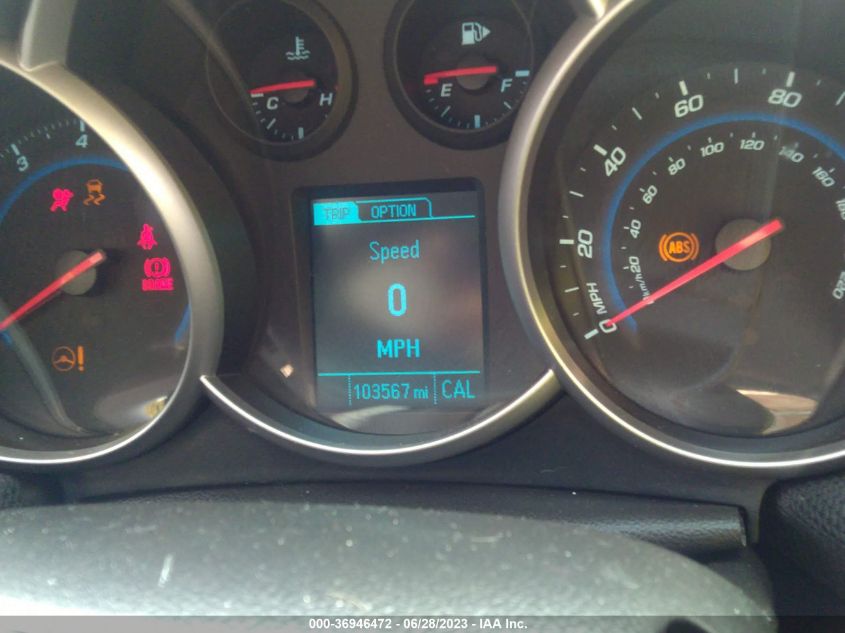 2014 CHEVROLET CRUZE 2LT - 1G1PE5SB4E7312468