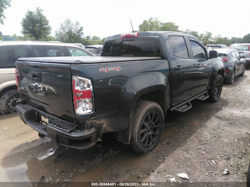 2019 CHEVROLET COLORADO 4WD LT - 1GCGTCEN3K1284541