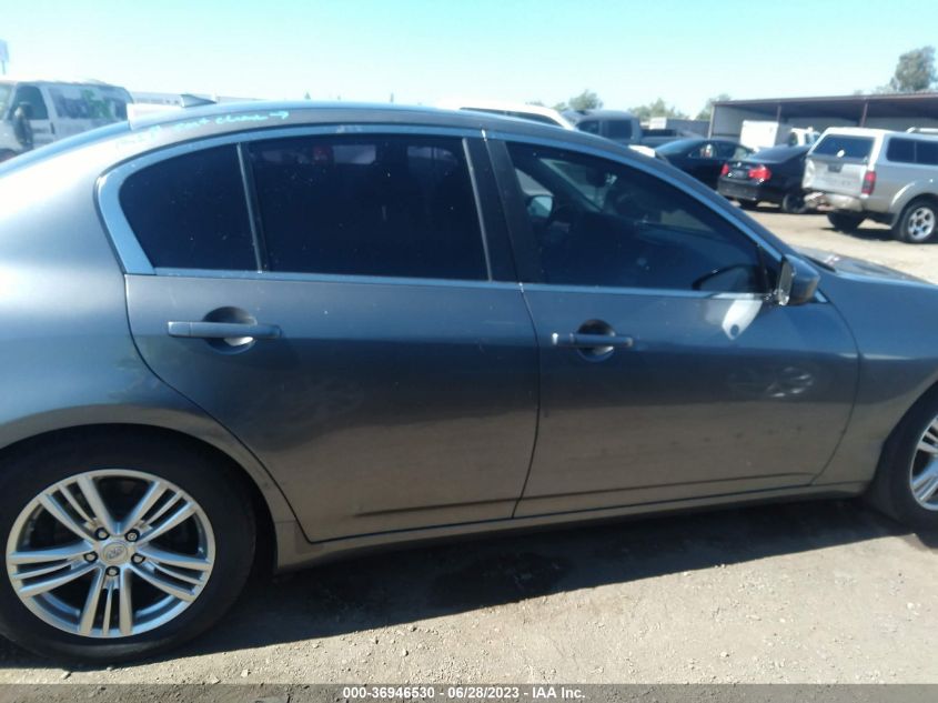 2013 INFINITI G37 SEDAN JOURNEY JN1CV6AP1DM723449