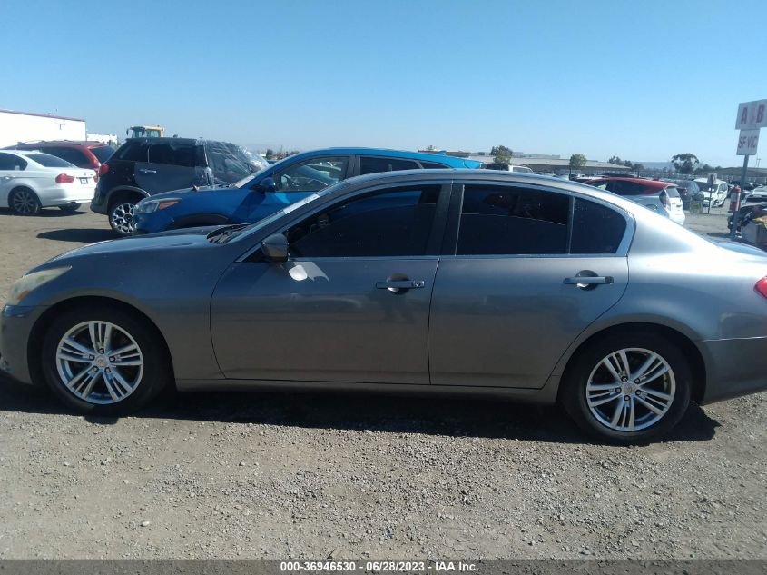 2013 INFINITI G37 SEDAN JOURNEY JN1CV6AP1DM723449