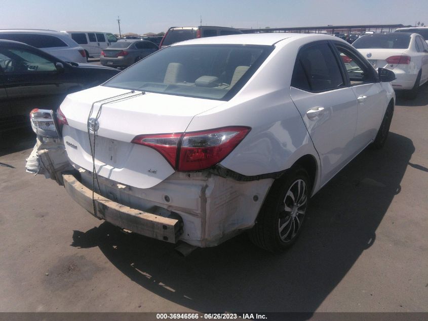2014 TOYOTA COROLLA LE - 5YFBURHEXEP172342