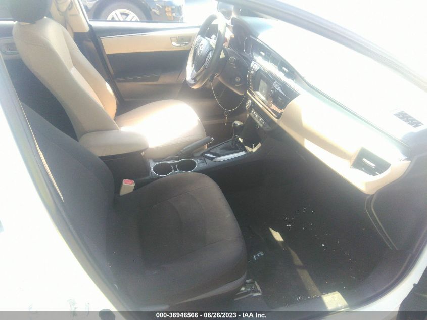 2014 TOYOTA COROLLA LE - 5YFBURHEXEP172342