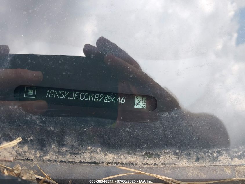 2019 CHEVROLET TAHOE POLICE - 1GNSKDEC0KR285446