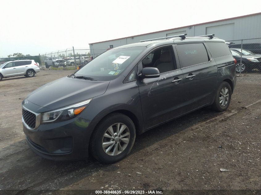 2016 KIA SEDONA LX - KNDMB5C19G6132257