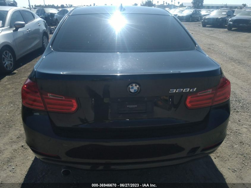 2014 BMW 3 SERIES 328D - WBA3D3C5XEK156176