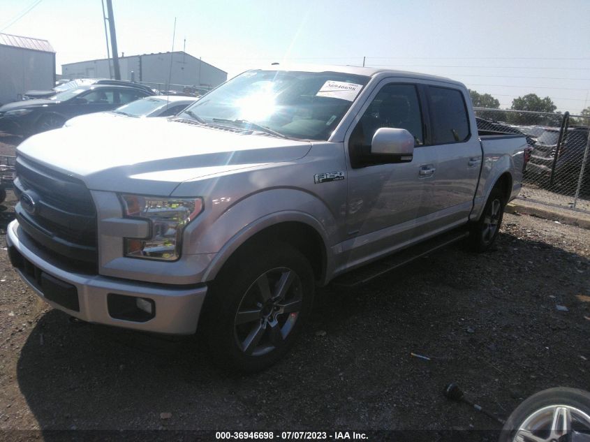 2017 FORD F-150 LARIAT - 1FTEW1EP0HFC19193