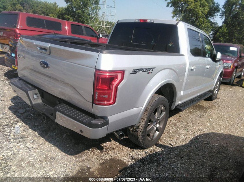 2017 FORD F-150 LARIAT - 1FTEW1EP0HFC19193