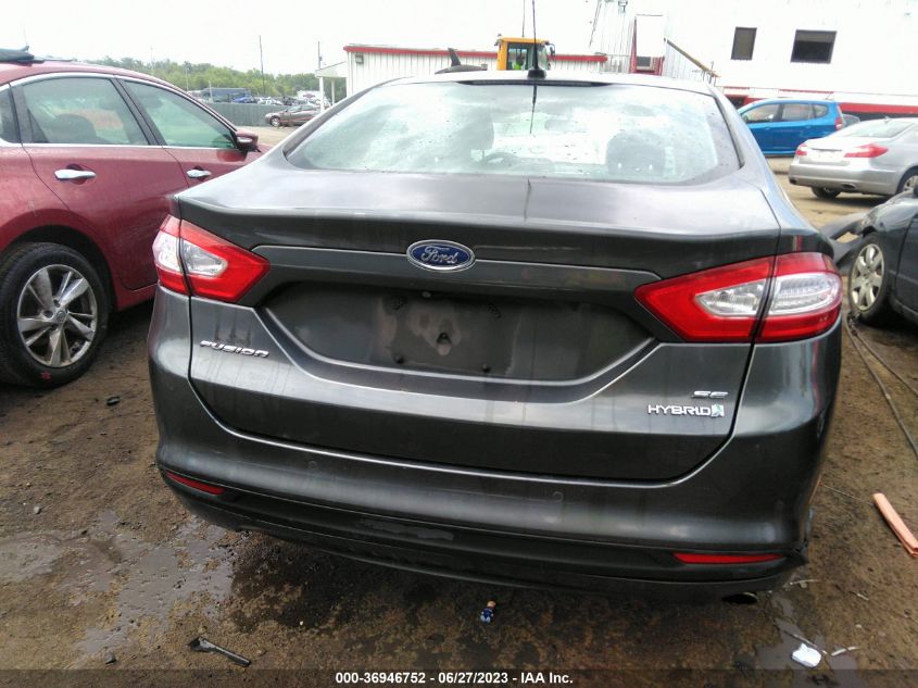 2015 FORD FUSION SE HYBRID - 3FA6P0LU1FR167597