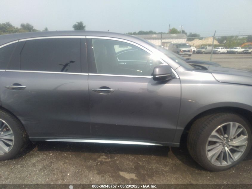 2017 ACURA MDX W/TECHNOLOGY PKG - 5J8YD4H56HL008615