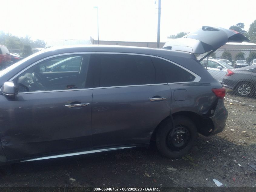 2017 ACURA MDX W/TECHNOLOGY PKG - 5J8YD4H56HL008615