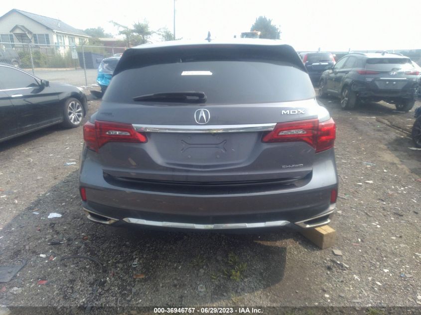 2017 ACURA MDX W/TECHNOLOGY PKG - 5J8YD4H56HL008615